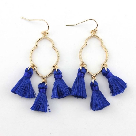 ๐HP 1/18 & 4/8!๐ Yellow Tassel Dangle Earrings - Picture 6 of 6